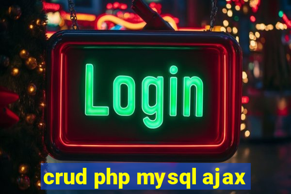 crud php mysql ajax